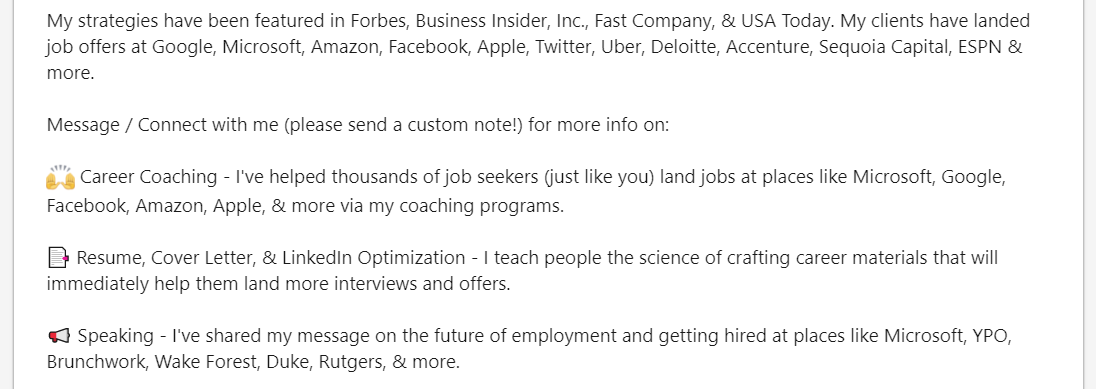 5 LinkedIn Summary Examples for Job Seekers – Career Sidekick